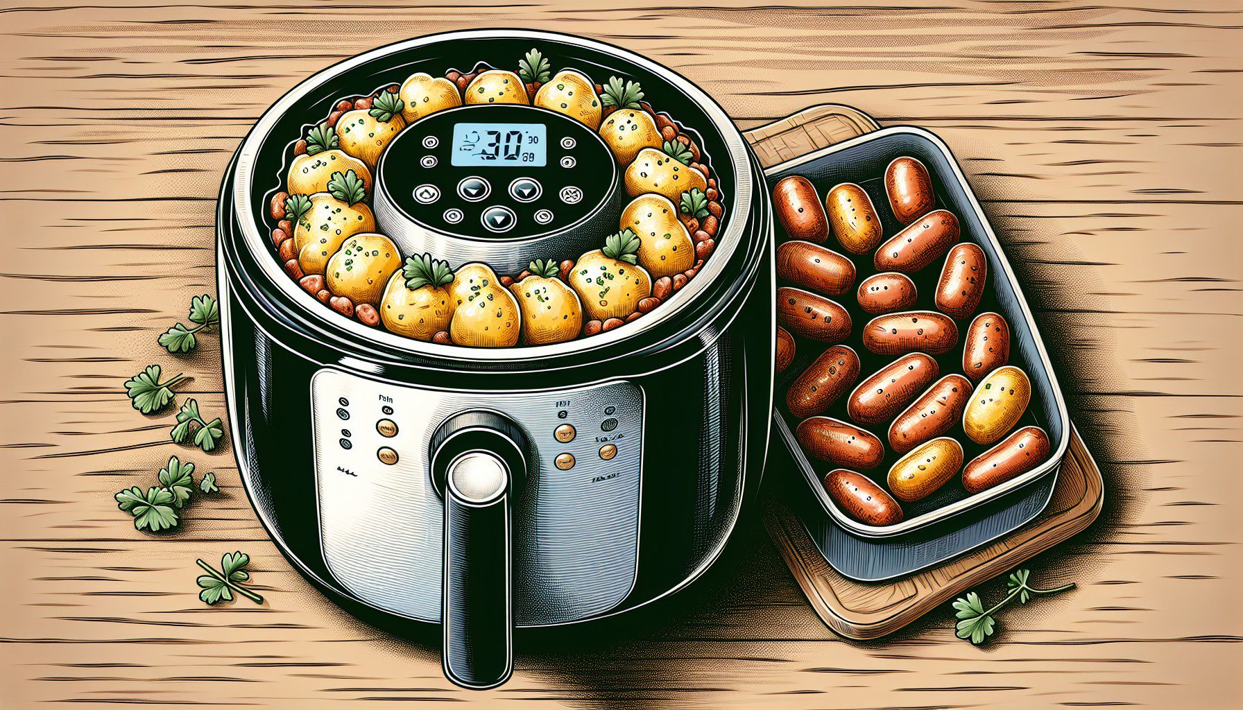 Airfryer Nakkimuusi Laatikko