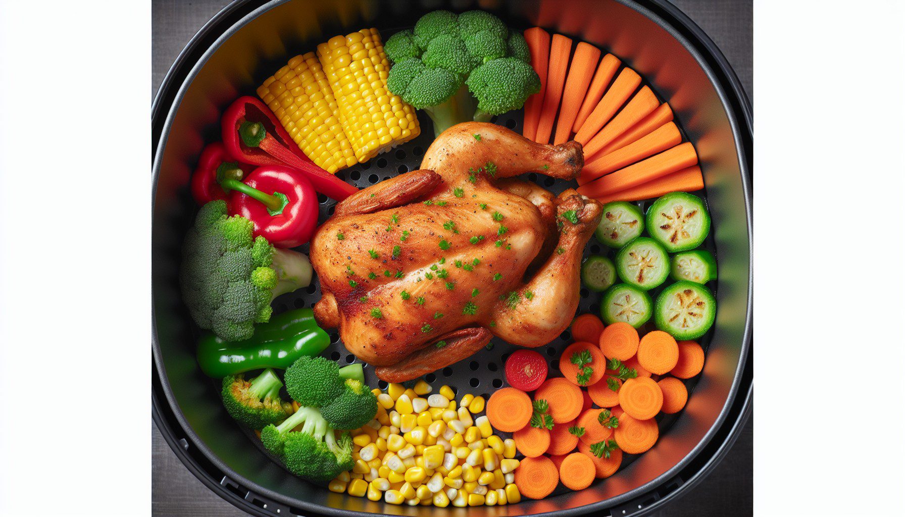 Broileri Ja Kasvikset Airfryer