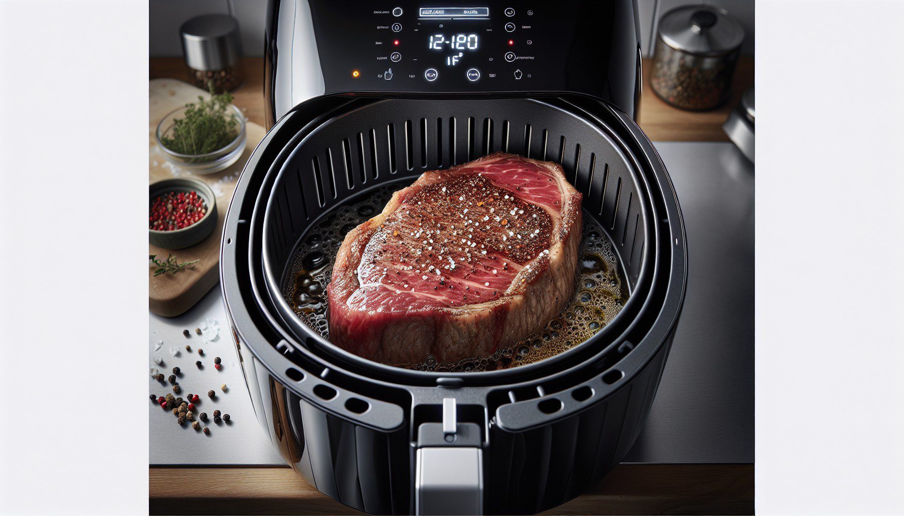 Härän Ulkofileepihvi Paistaminen Airfryer