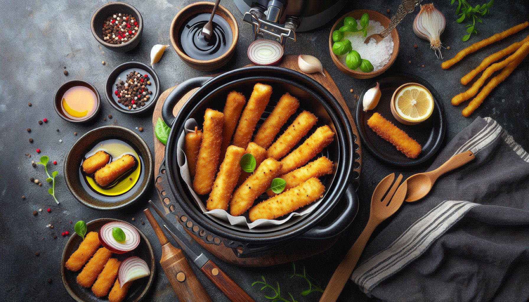 helpon ja herkullisen kalapuikot airfryer reseptin salaisuudet