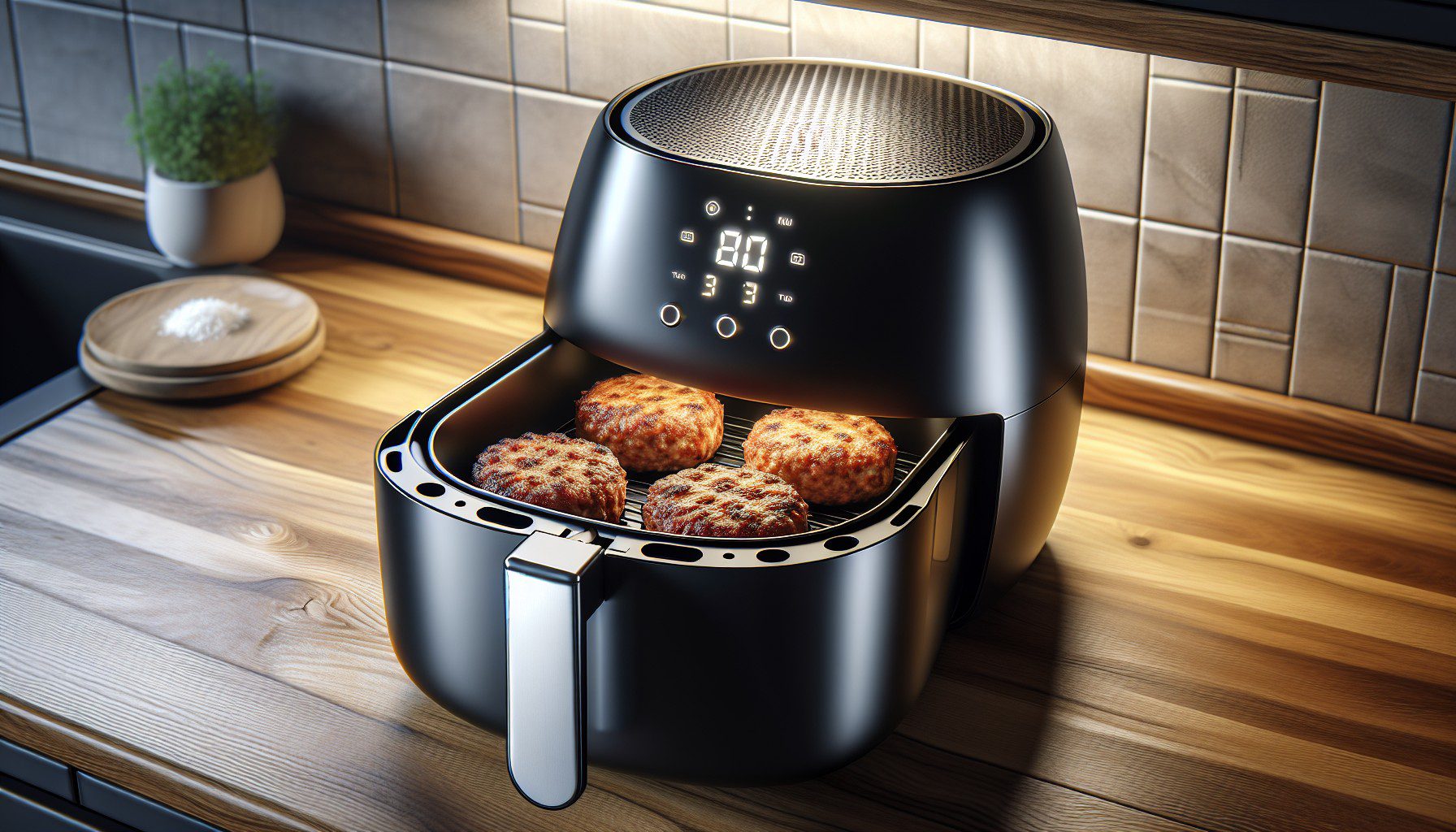 jauhelihapihvit airfryer