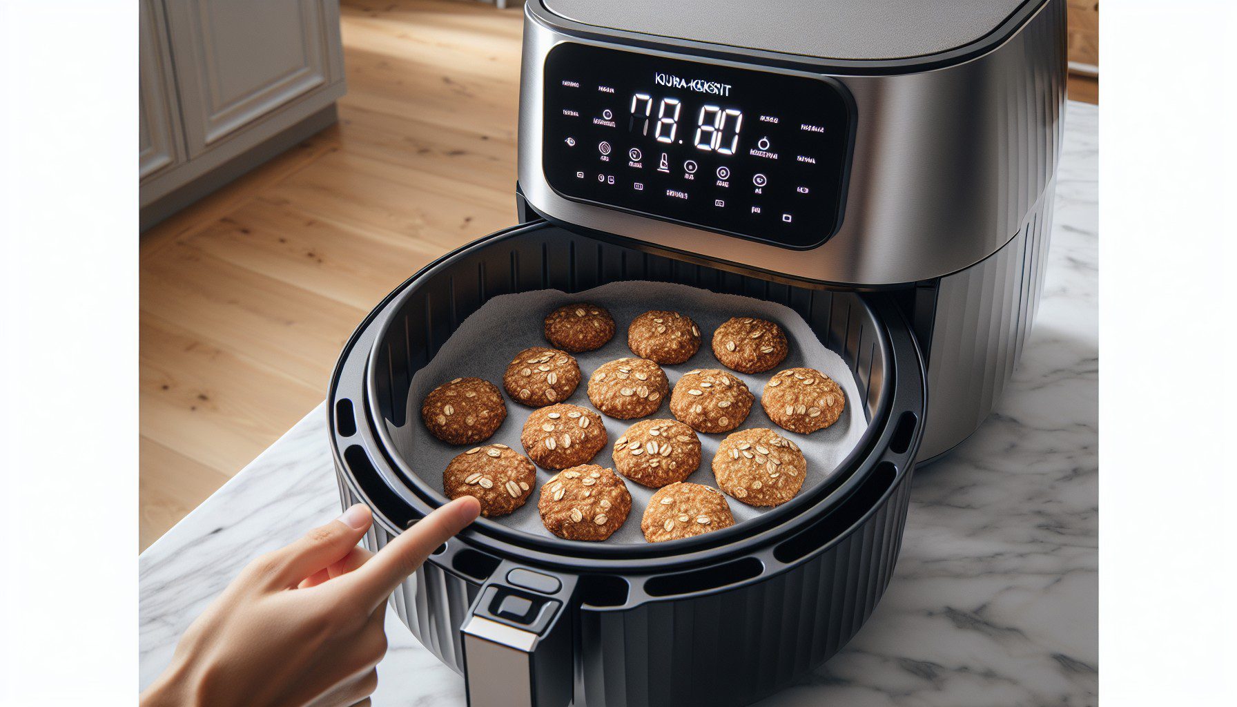 Kaura-keksit Airfryer