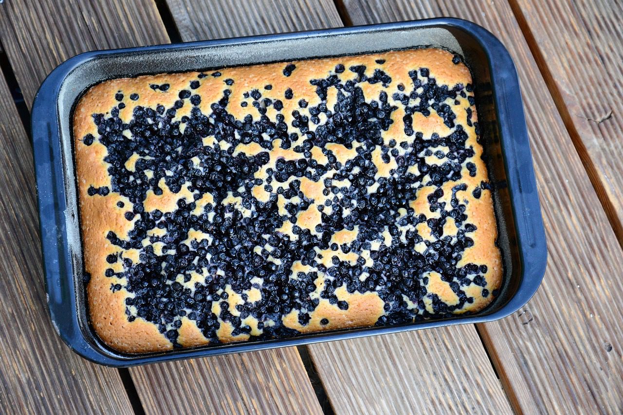 Mustikkapiirakka Airfryer