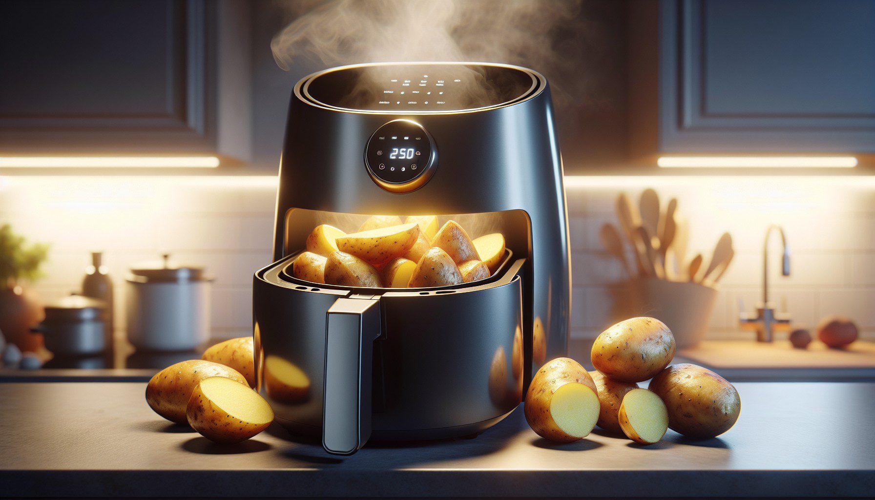 Puolikkaat Uuniperunat Airfryer