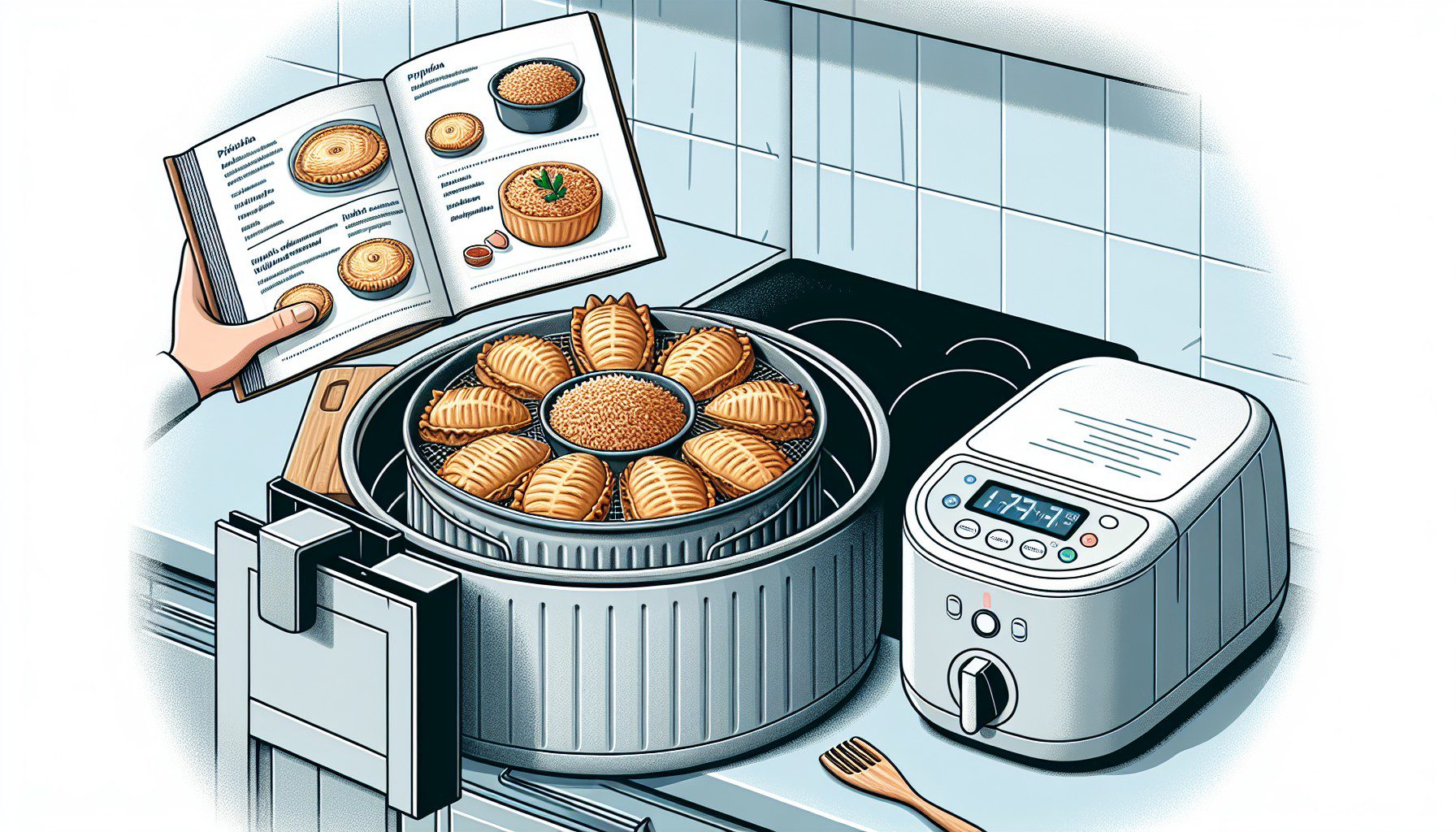 Riisipasteija Airfryer