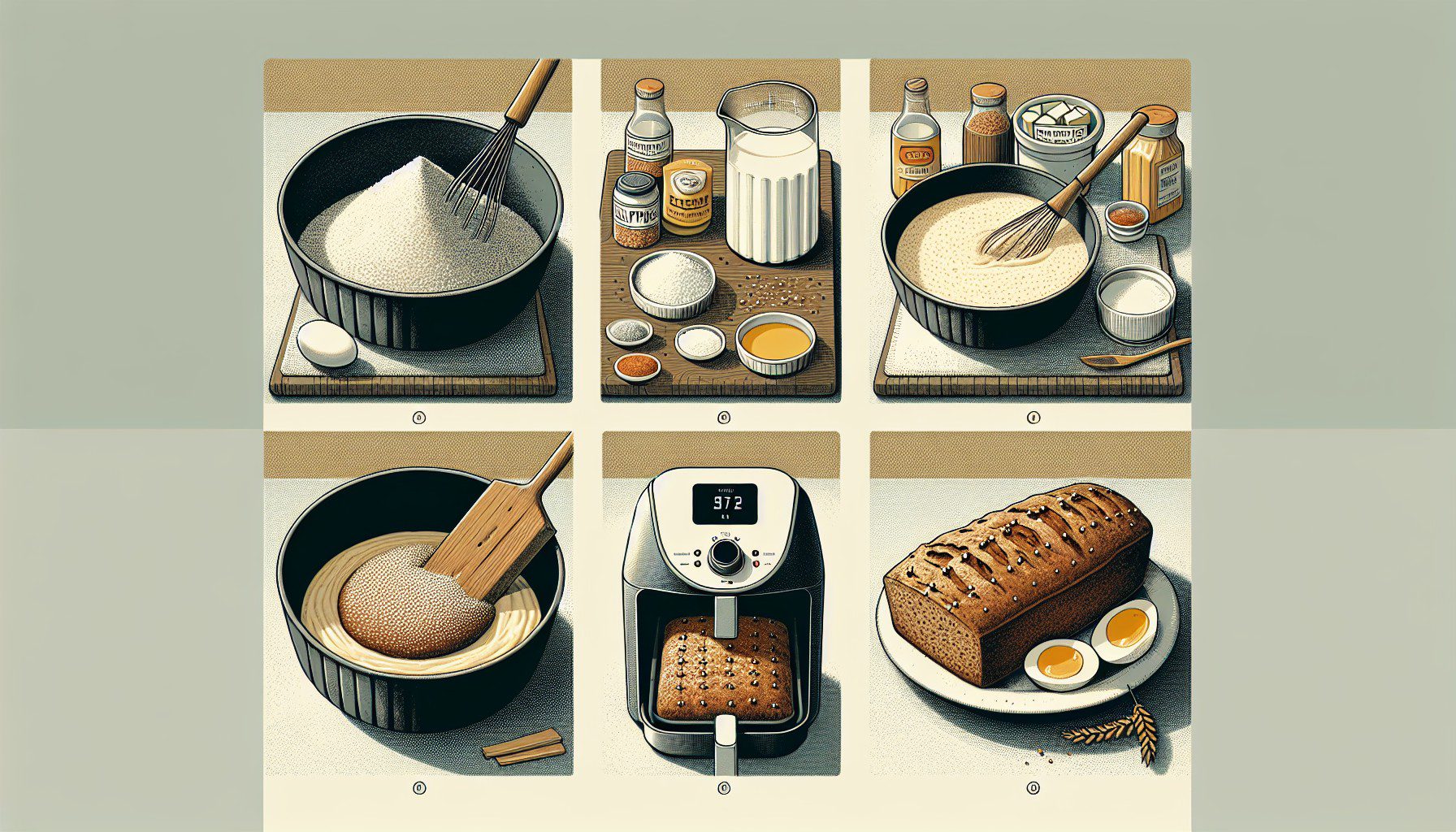 ruisleipa airfryer aloittelijoille