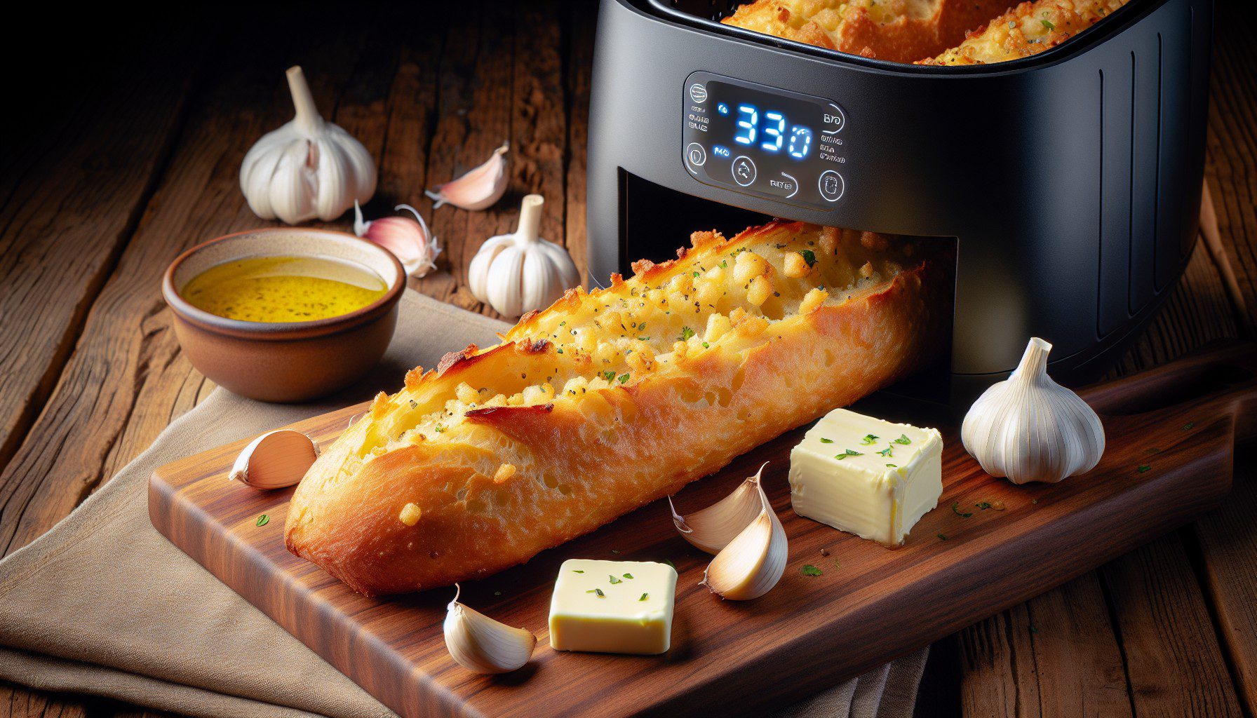 Valkosipulipatonki Airfryer